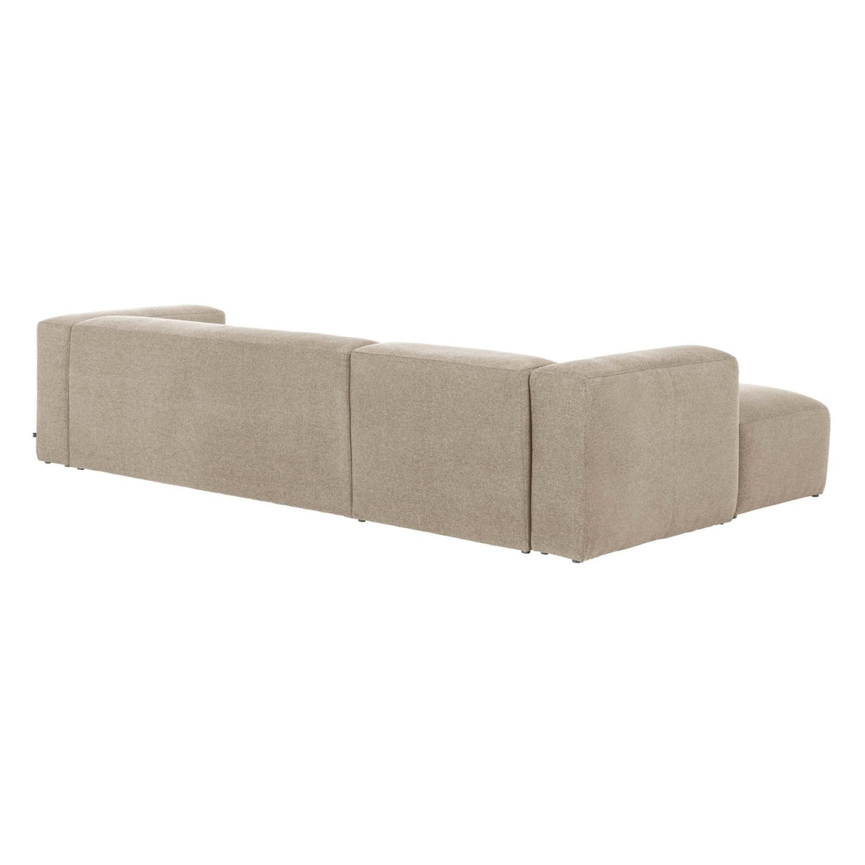 Blok 4-Sitzer Sofa mit Chaiselongue links beige 330 cm - ZEN ZONE Furniture