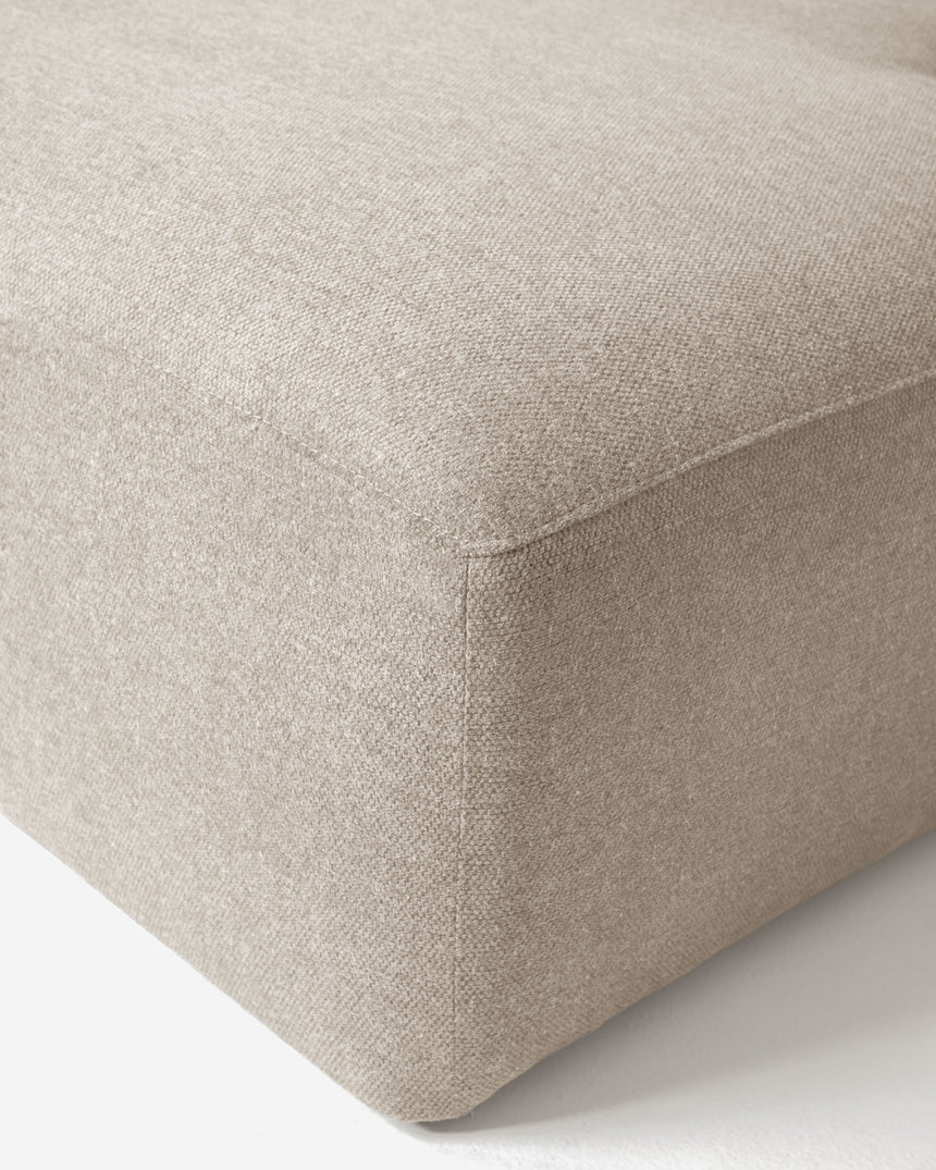 Blok 2-Sitzer Sofa mit Chaiselongue rechts beige 240 cm - ZEN ZONE Furniture