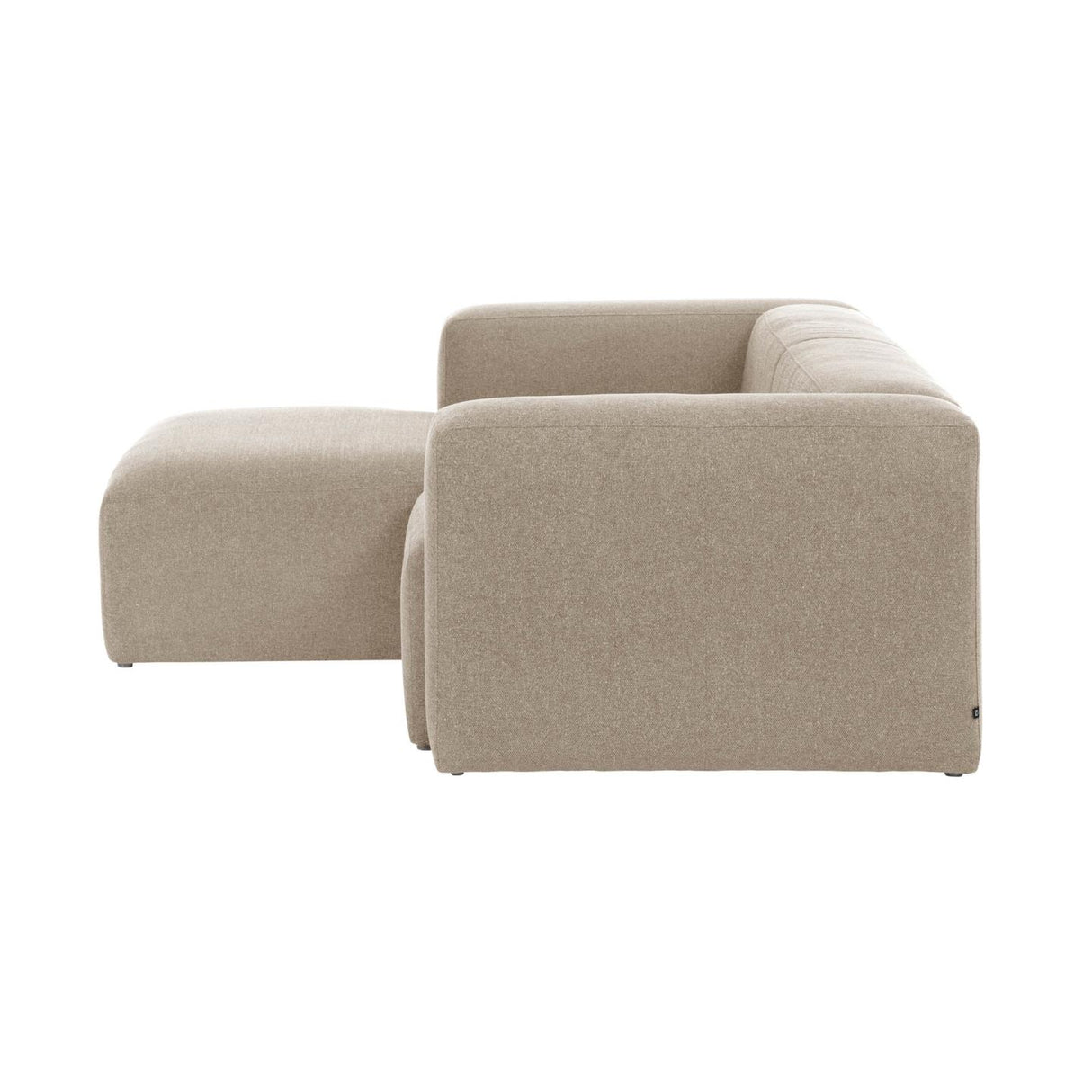 Blok 2-Sitzer Sofa mit Chaiselongue links beige 240 cm - ZEN ZONE Furniture