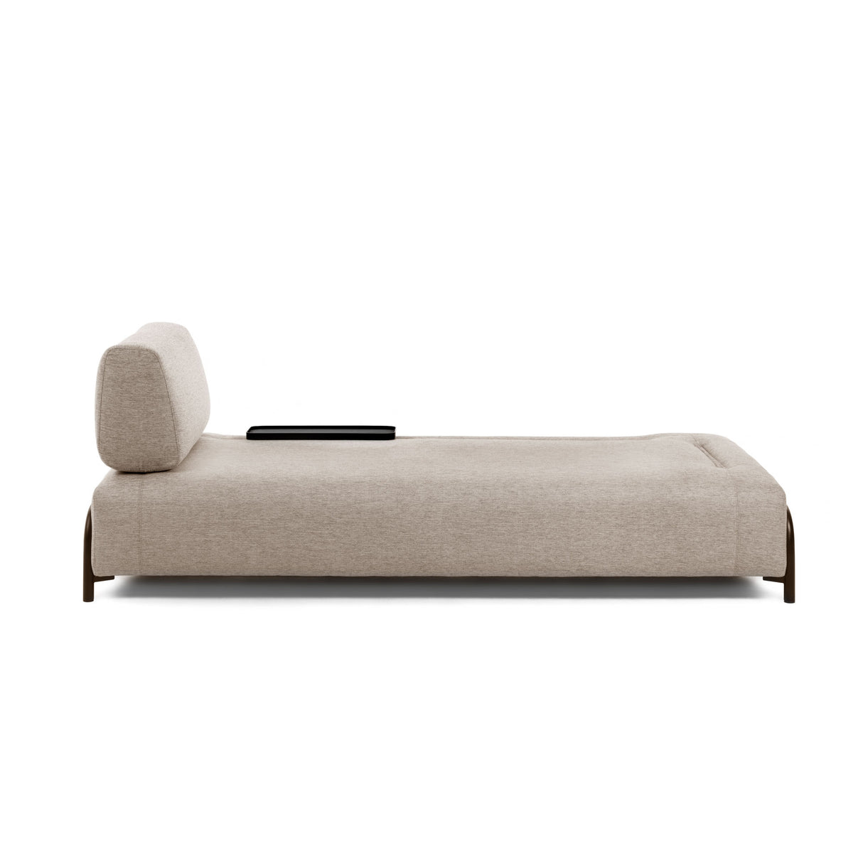 Compo 3-Sitzer Sofa beige mit kleinem Tablett 232 cm - ZEN ZONE Furniture