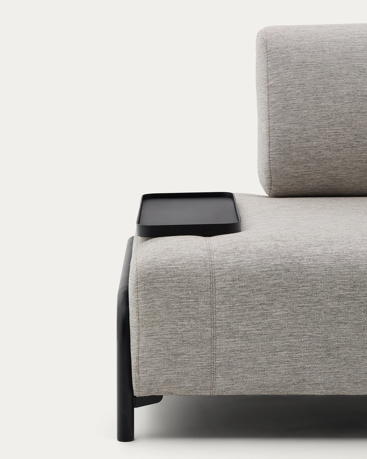 Compo 3-Sitzer Sofa beige mit kleinem Tablett 232 cm - ZEN ZONE Furniture