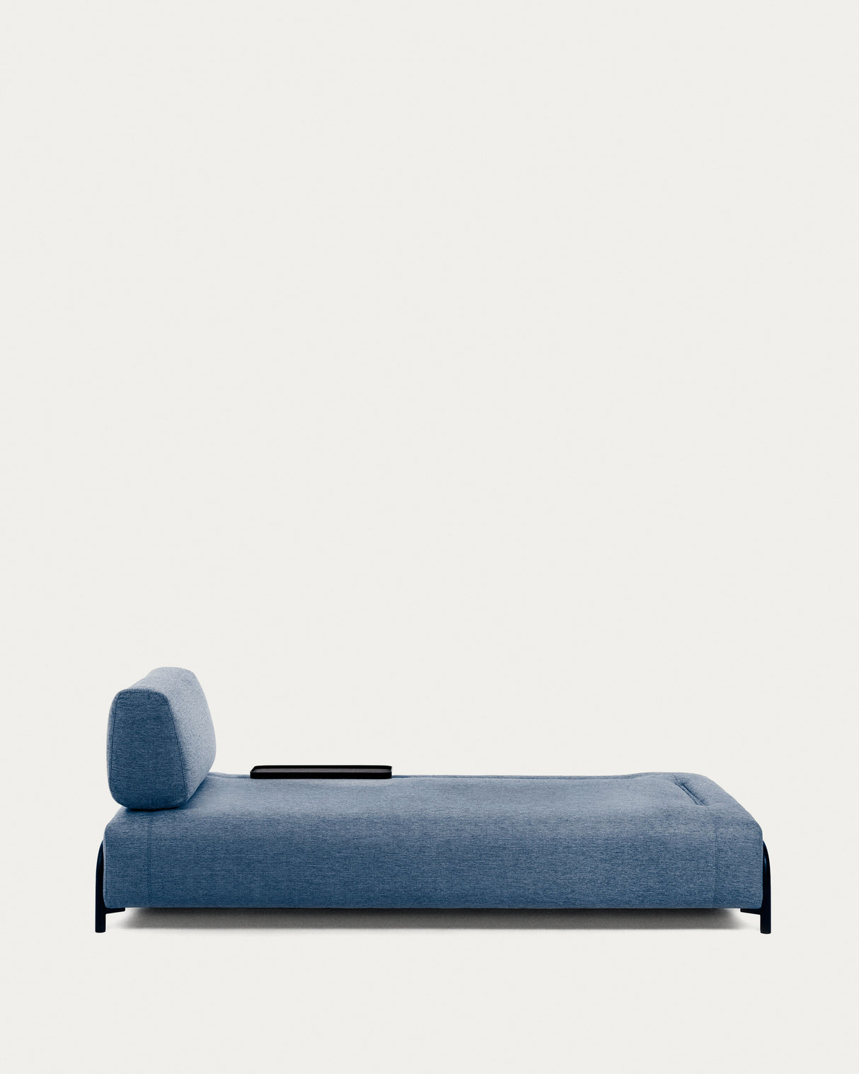 Compo 3-Sitzer Sofa blau mit kleinem Tablett 232 cm - ZEN ZONE Furniture
