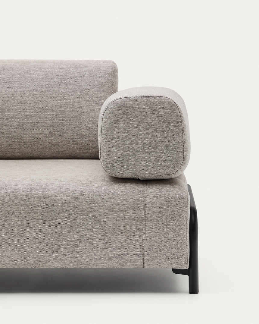 Compo 3-Sitzer Sofa beige-grau 232 cm - ZEN ZONE Furniture