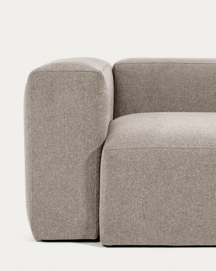 Blok 4-Sitzer-Ecksofa beige 320 x 230 cm / 230 x 320 cm - ZEN ZONE Furniture