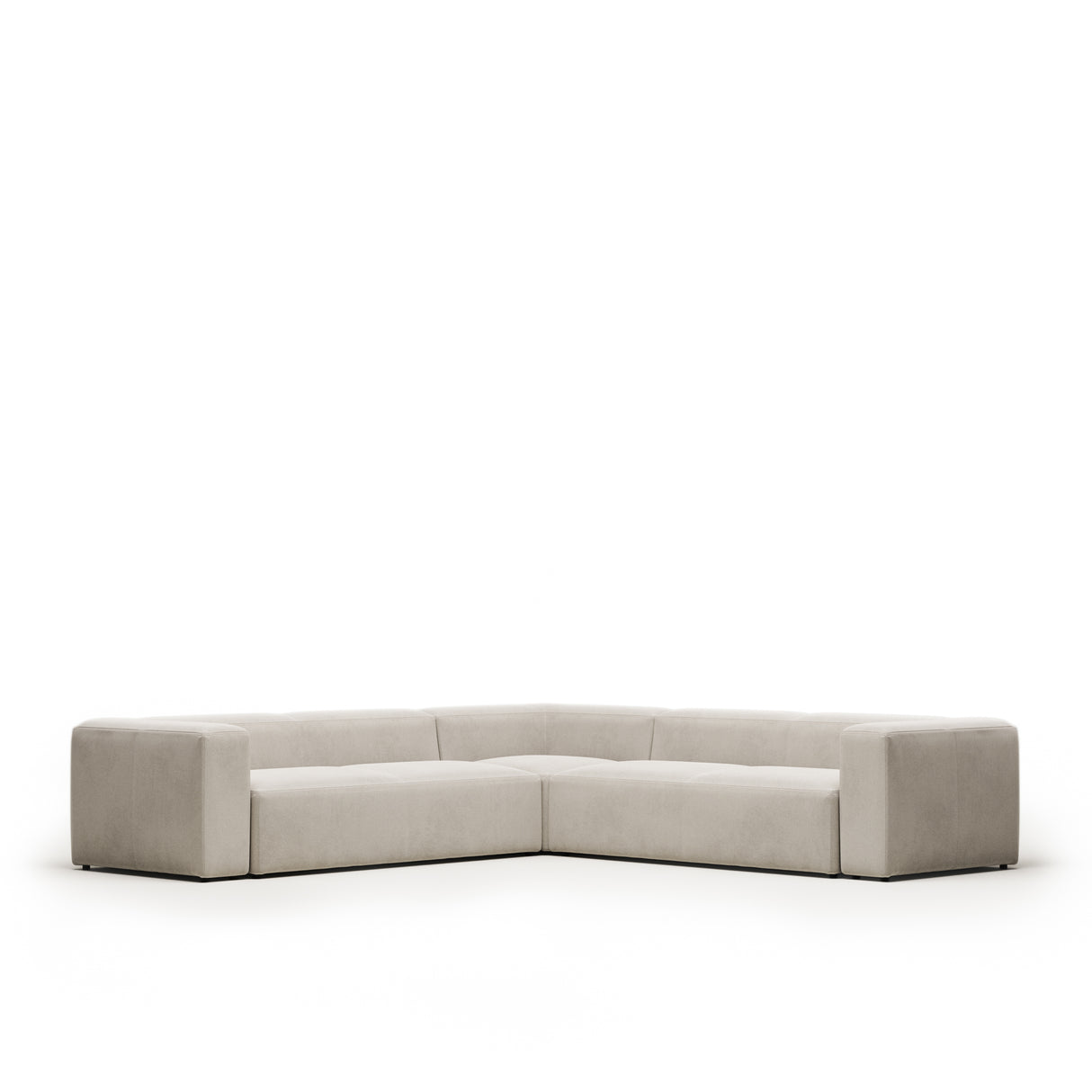 Blok 6-Sitzer Ecksofa in beige 320 x 320 cm - ZEN ZONE Furniture