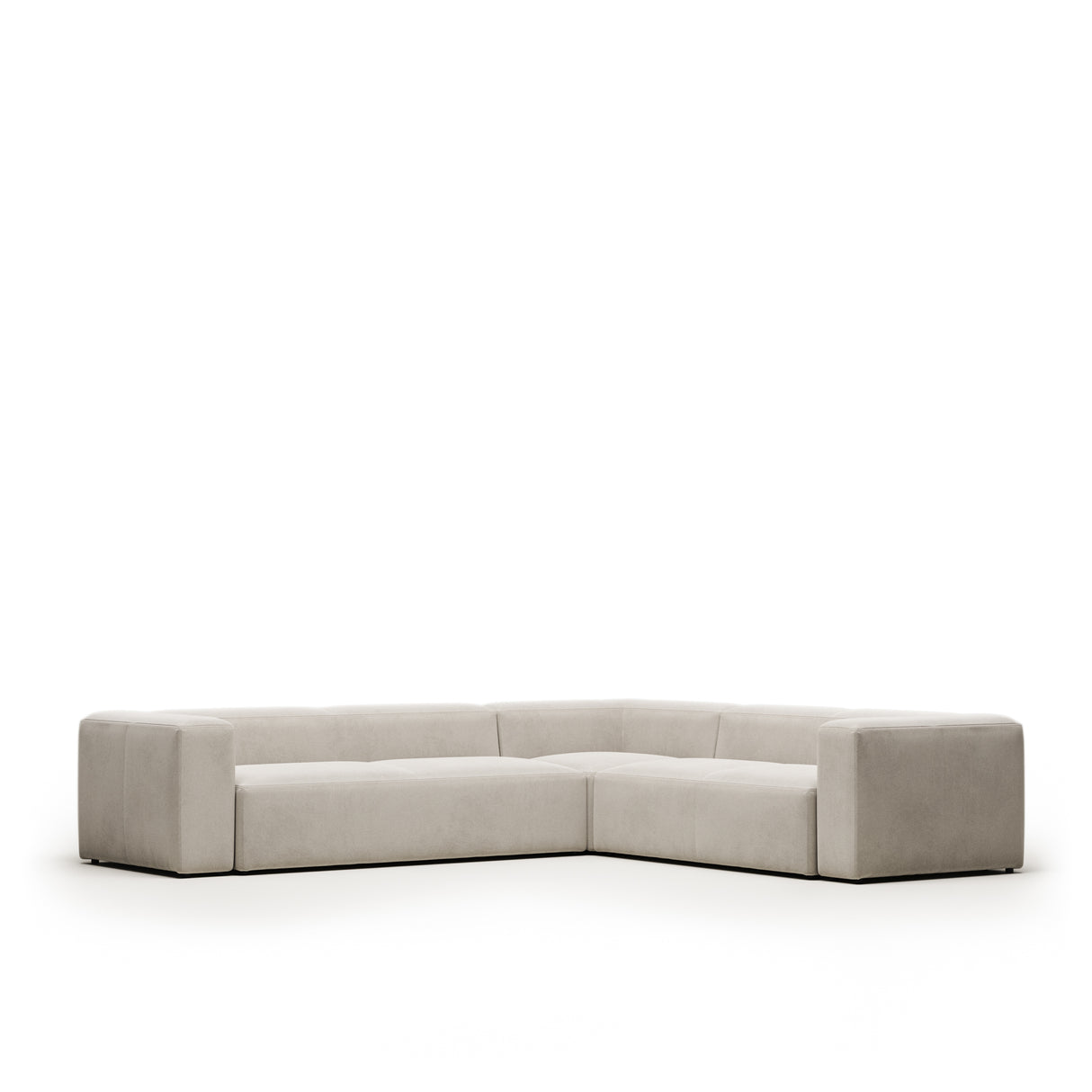Blok 5-Sitzer-Ecksofa in Beige 320 x 290 cm / 290 x 320 cm - ZEN ZONE Furniture