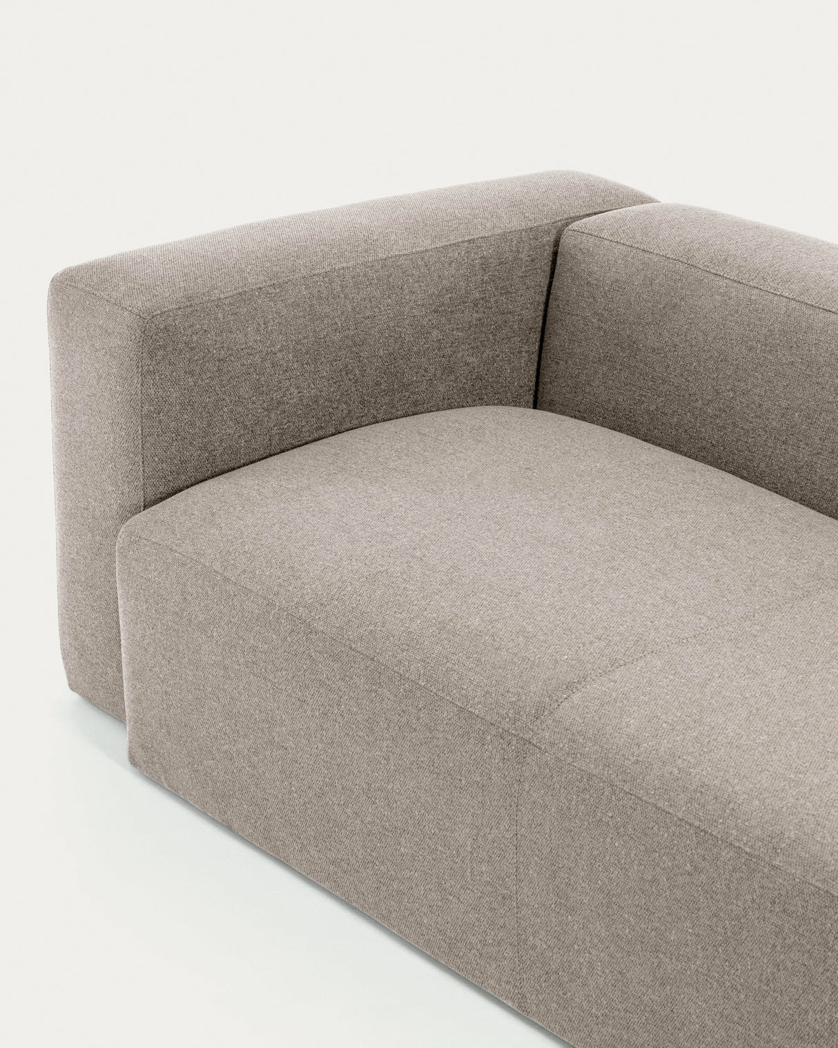 Blok 5-Sitzer-Ecksofa in Beige 320 x 290 cm / 290 x 320 cm - ZEN ZONE Furniture