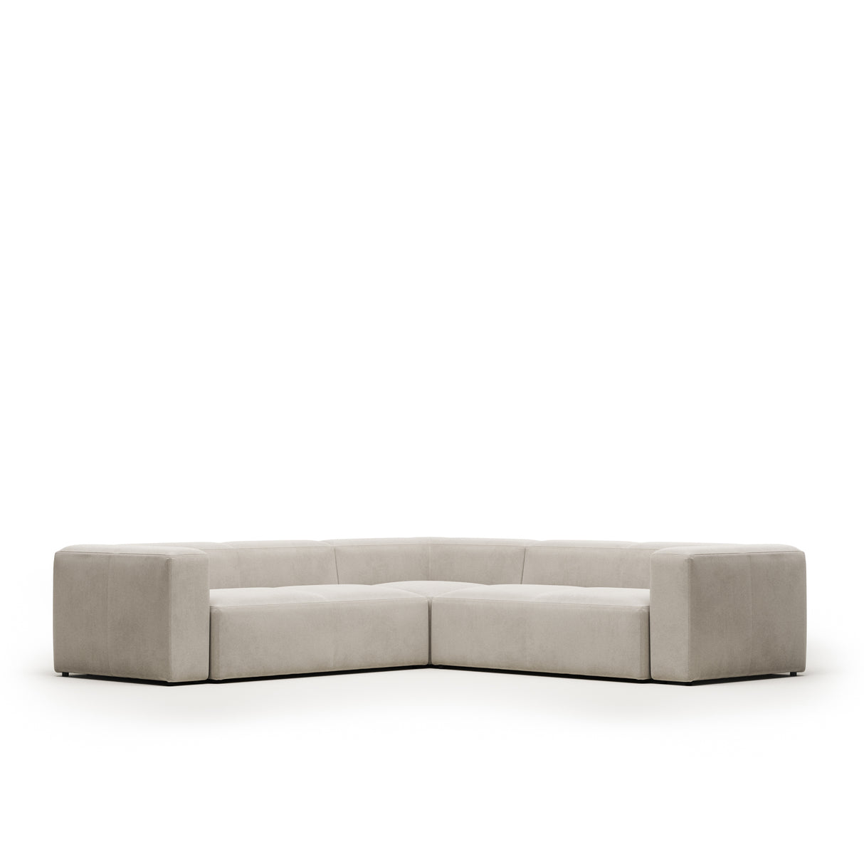 Blok 4-Sitzer Ecksofa beige 290 x 290 cm - ZEN ZONE Furniture