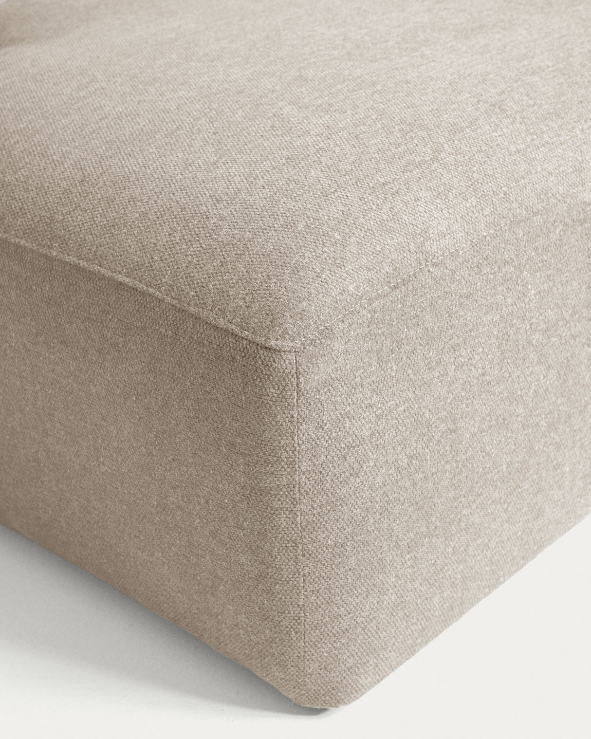 Blok 3-Sitzer Sofa mit Chaiselongue links in beige 300 cm - ZEN ZONE Furniture