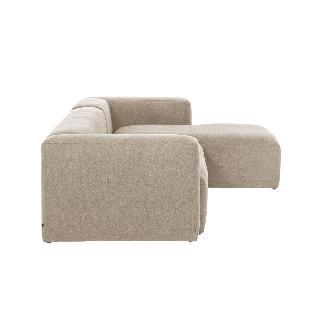 Blok 3-Sitzer Sofa mit Chaiselongue rechts in beige 300 cm - ZEN ZONE Furniture
