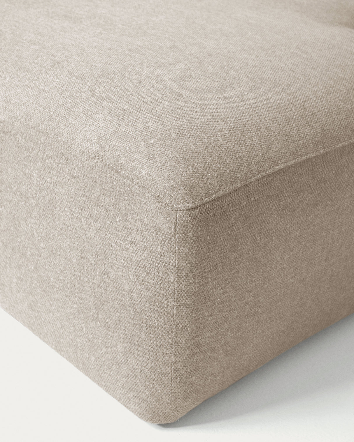 Blok 3-Sitzer Sofa mit Chaiselongue rechts in beige 300 cm - ZEN ZONE Furniture