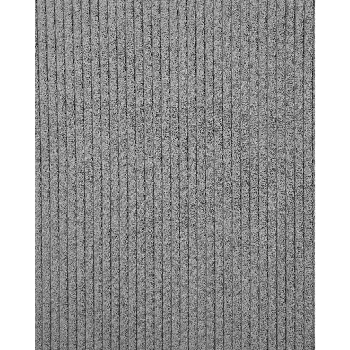 Blok 3-Sitzer-Sofa mit Chaiselongue rechts breiter Cord grau 300 cm - ZEN ZONE