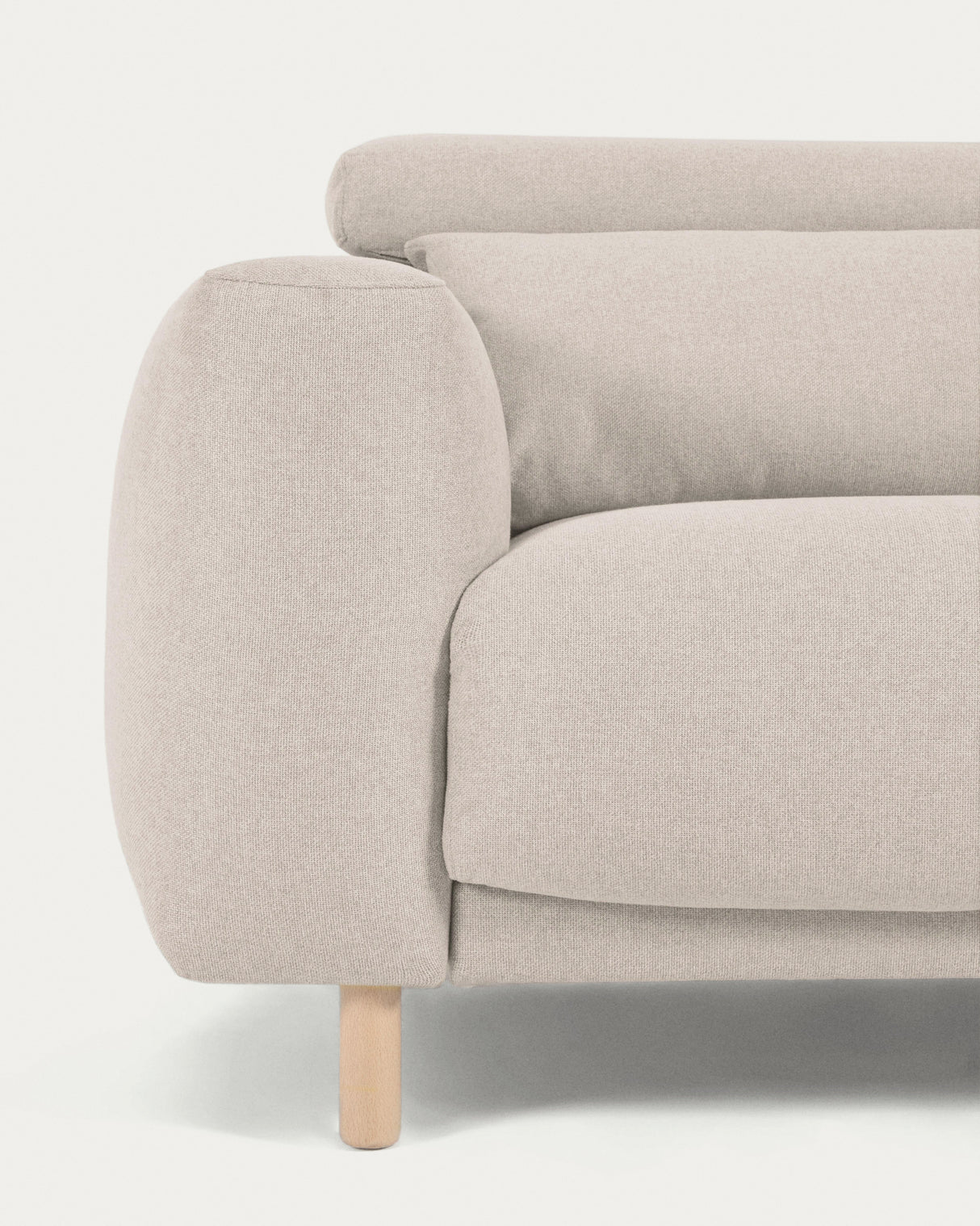 Singa 3-Sitzer Sofa mit Chaiselongue rechts weiß 296 cm - ZEN ZONE Furniture