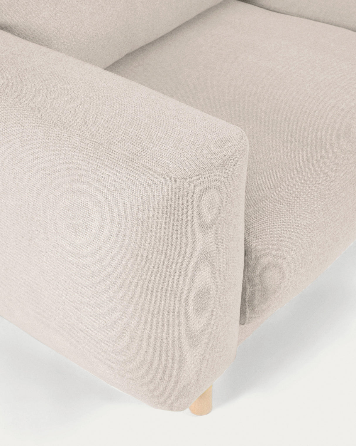 Singa 3-Sitzer Sofa mit Chaiselongue rechts weiß 296 cm - ZEN ZONE Furniture