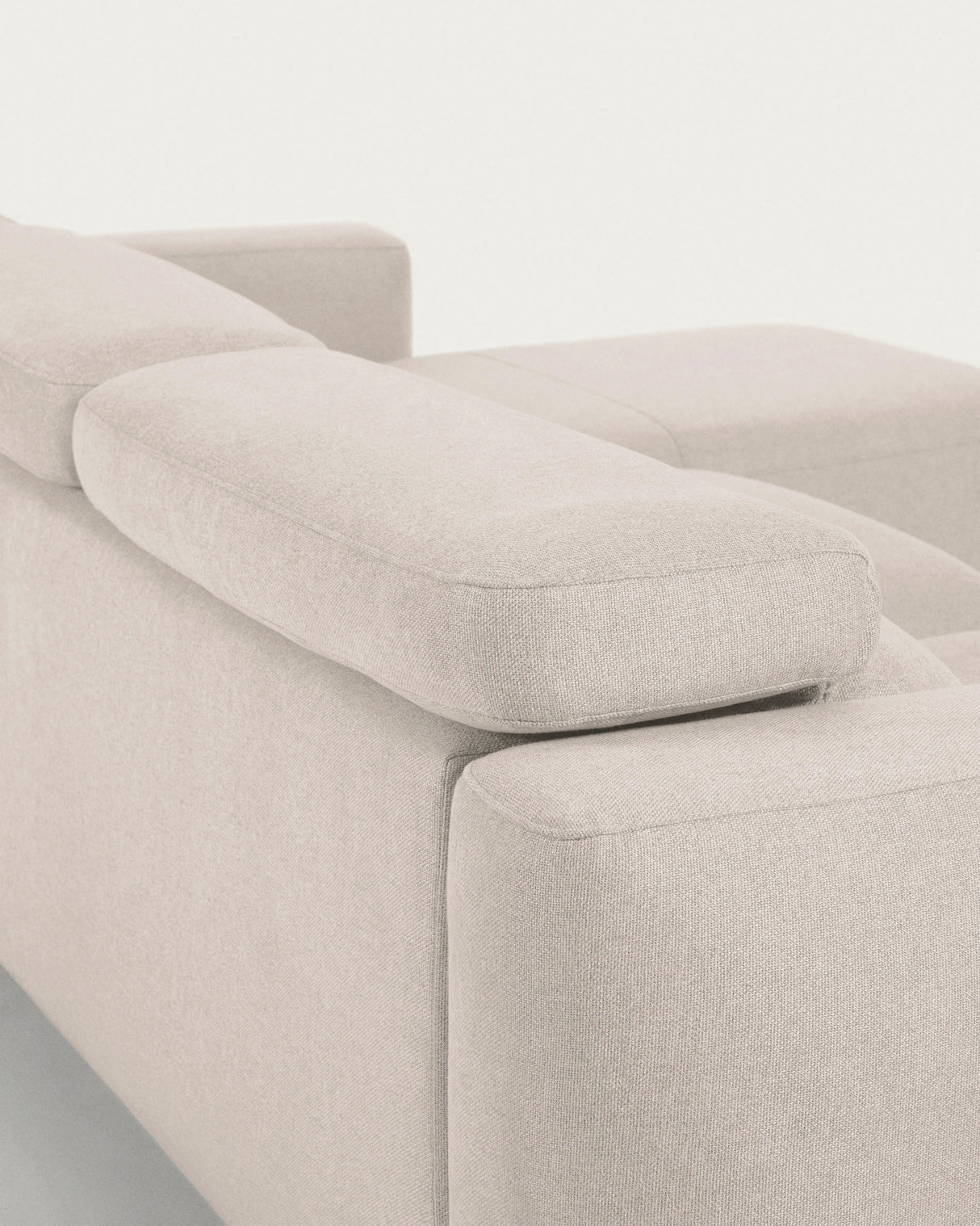 Singa 3-Sitzer Sofa mit Chaiselongue rechts weiß 296 cm - ZEN ZONE Furniture