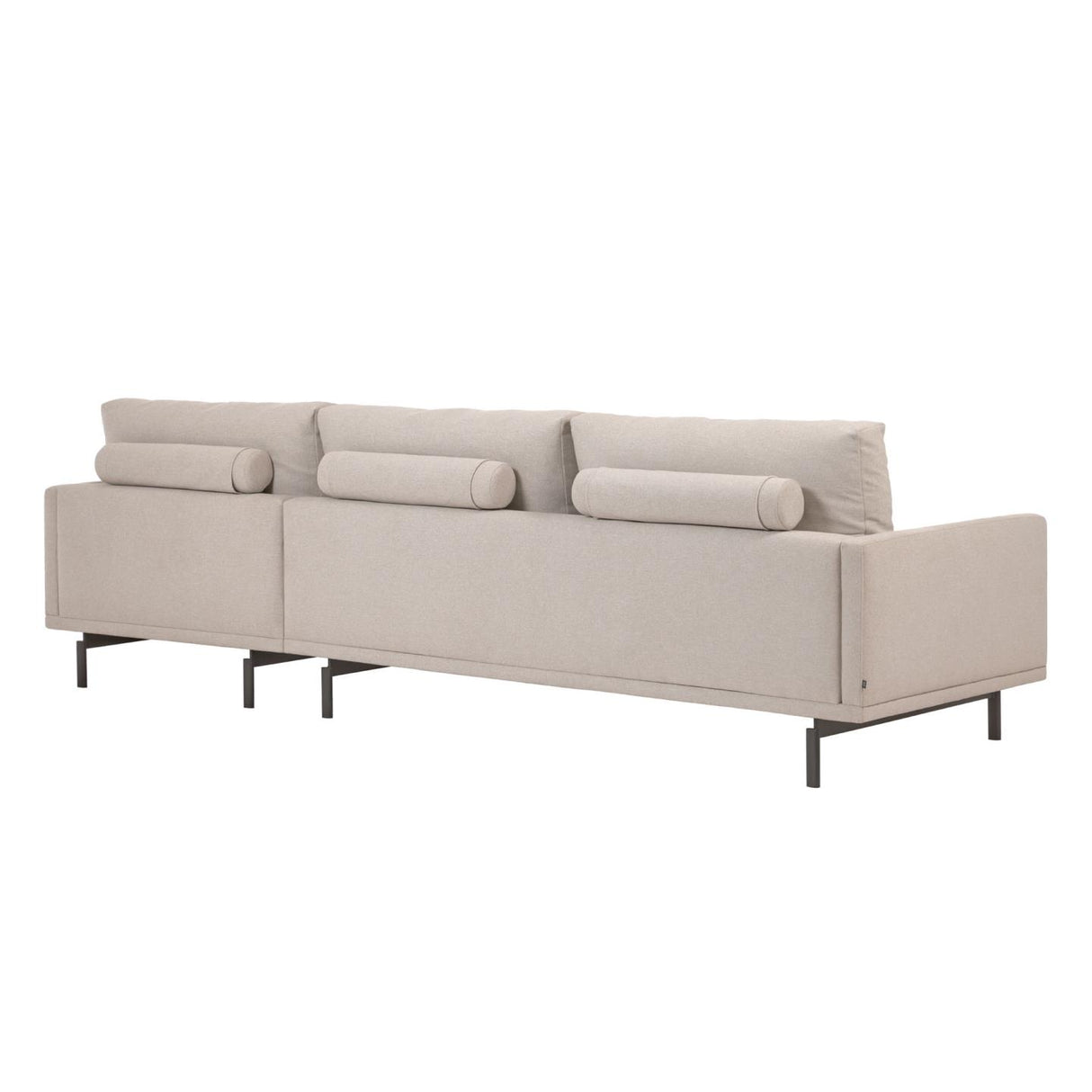 Galene 3-Sitzer Sofa beige mit Chaiselongue rechts 254 cm - ZEN ZONE Furniture