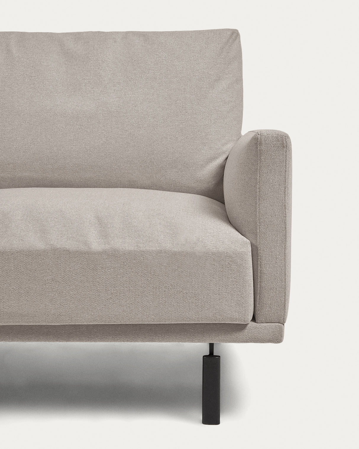 Galene 3-Sitzer Sofa beige mit Chaiselongue links 254 cm - ZEN ZONE Furniture