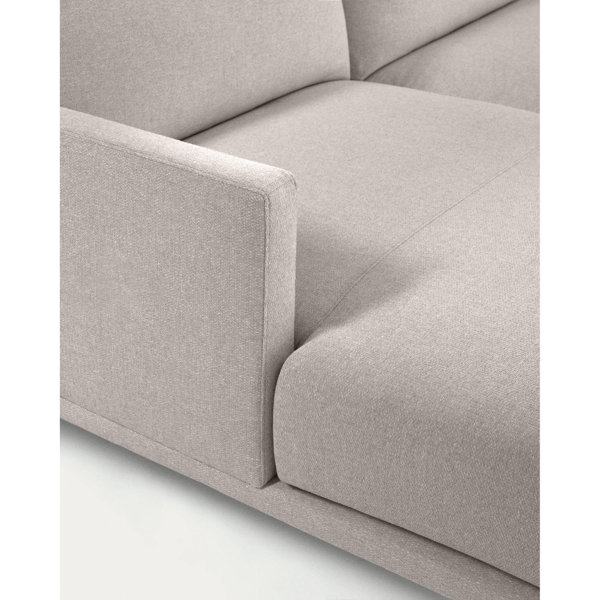 Galene 3-Sitzer Sofa beige mit Chaiselongue links 194 cm - ZEN ZONE