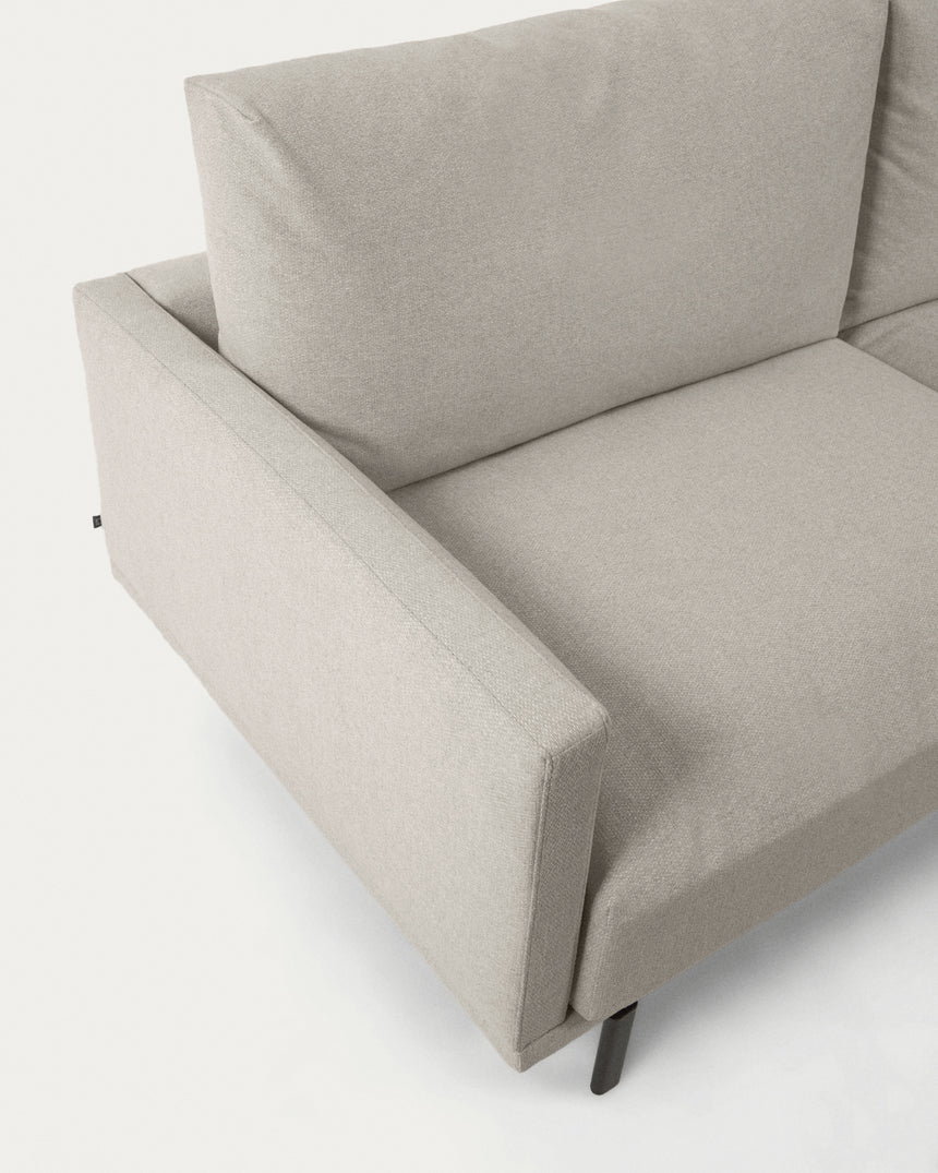 Galene 4-Sitzer Sofa beige mit Chaiselongue rechts 314 cm - ZEN ZONE Furniture