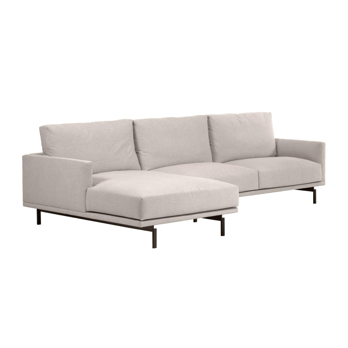 Galene 4-Sitzer Sofa beige mit Chaiselongue links 314 cm - ZEN ZONE Furniture