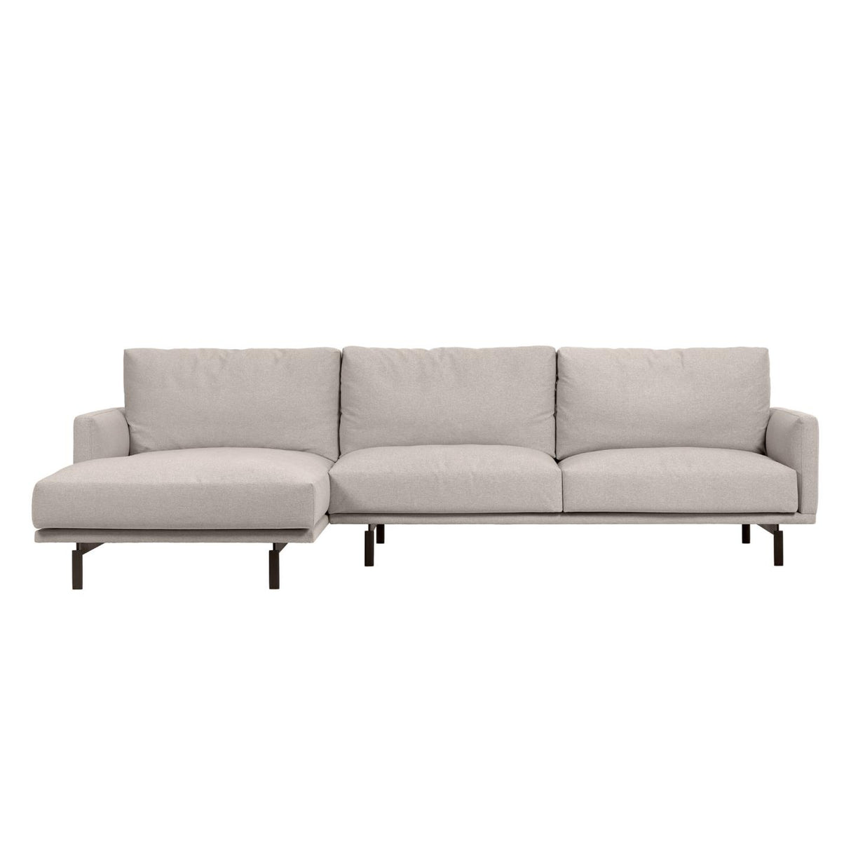 Galene 4-Sitzer Sofa beige mit Chaiselongue links 314 cm - ZEN ZONE Furniture