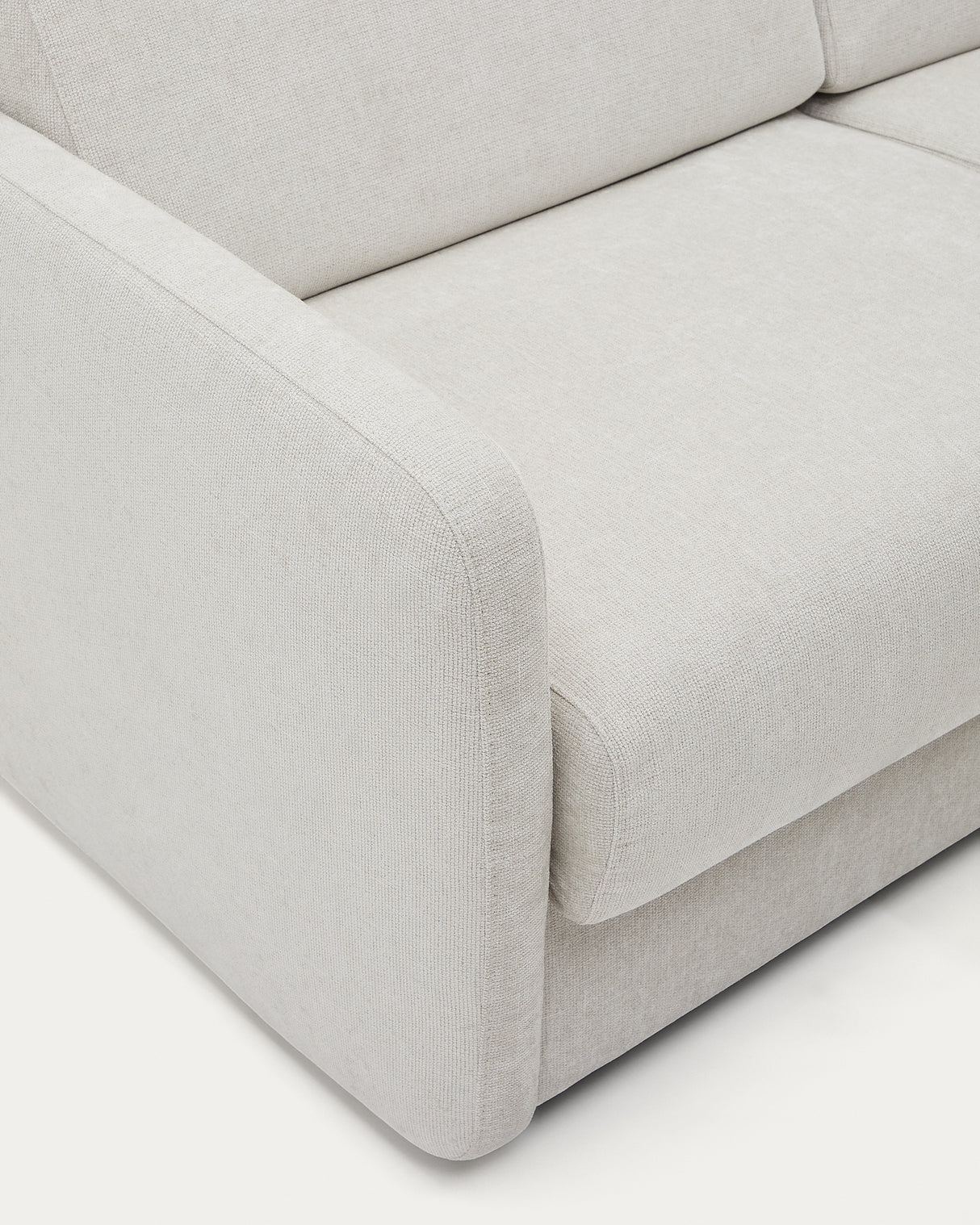 Nuala Schlafsofa 3-Sitzer in Perlweiß 204 cm - ZEN ZONE Furniture