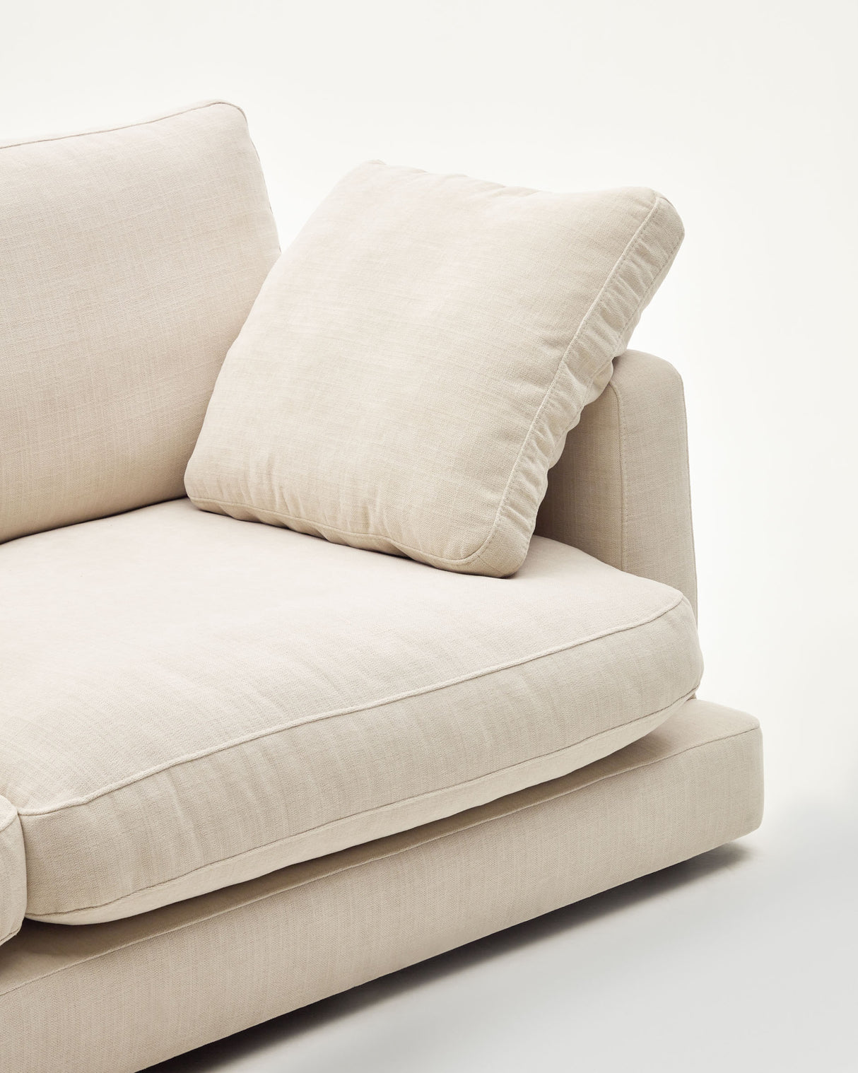 Gala 3-Sitzer Sofa beige 210 cm - ZEN ZONE Furniture