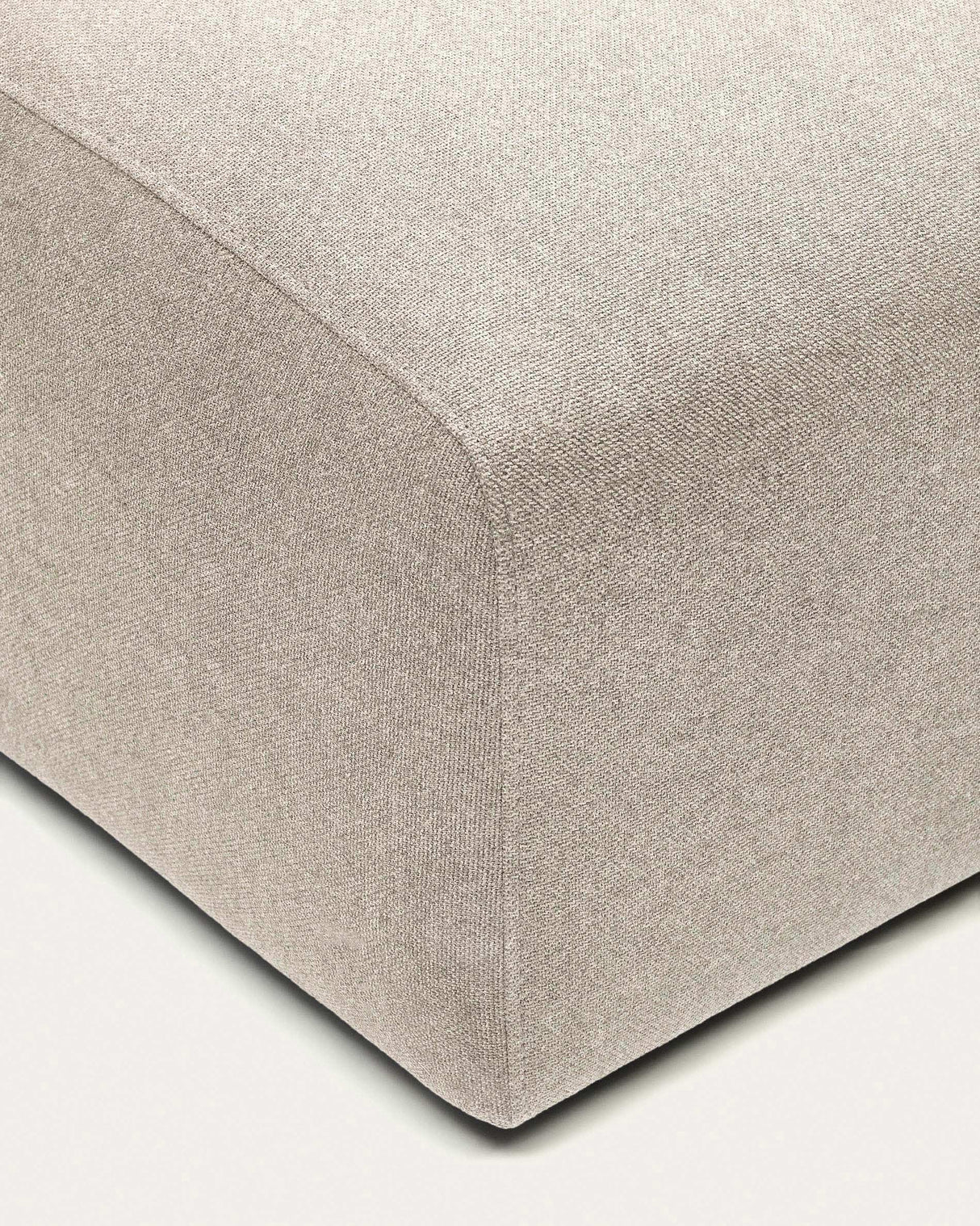 Neom Pouf Randmodul in Beige 75 x 89 cm - ZEN ZONE Furniture