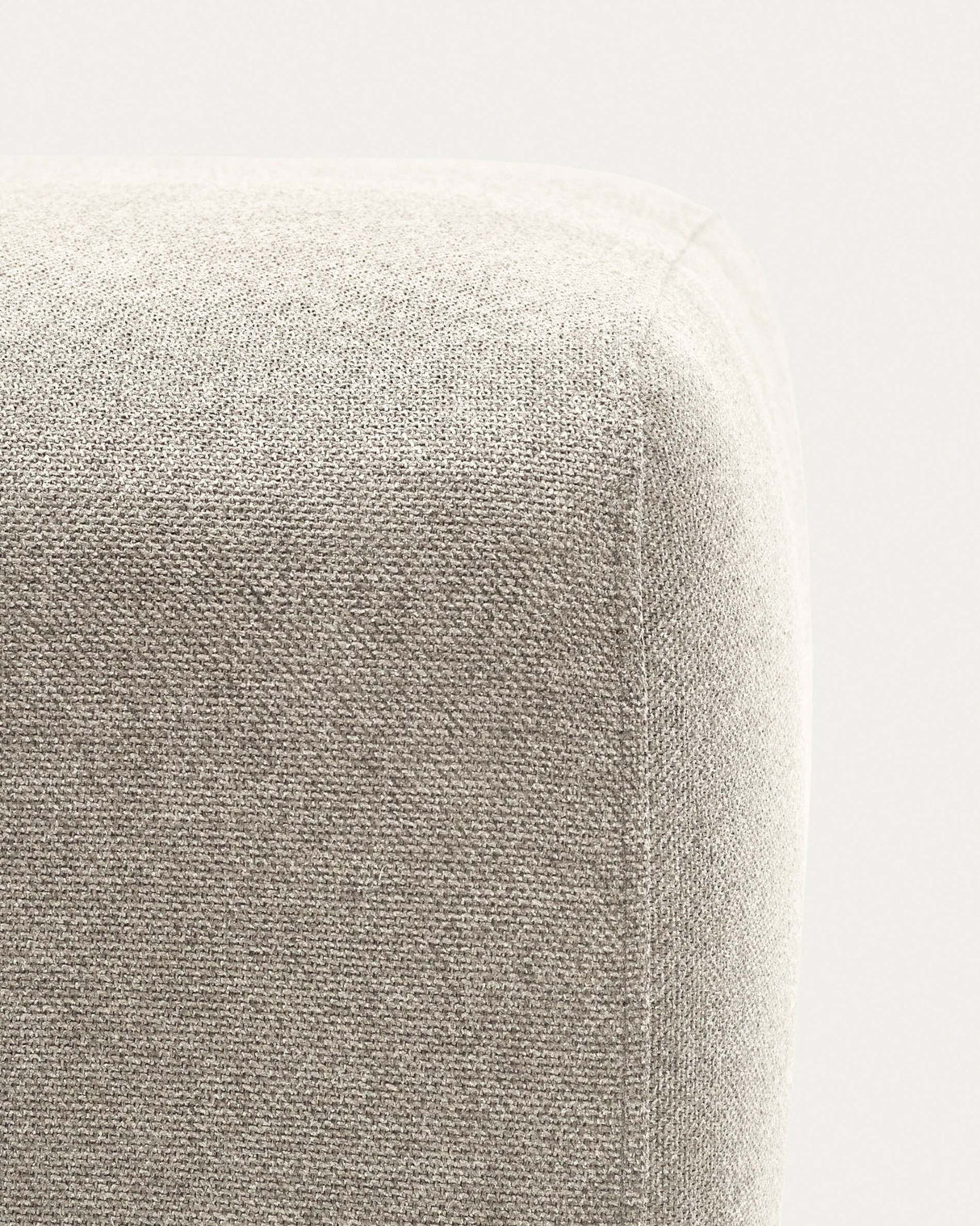 Neom Pouf Randmodul in Beige 75 x 89 cm - ZEN ZONE Furniture