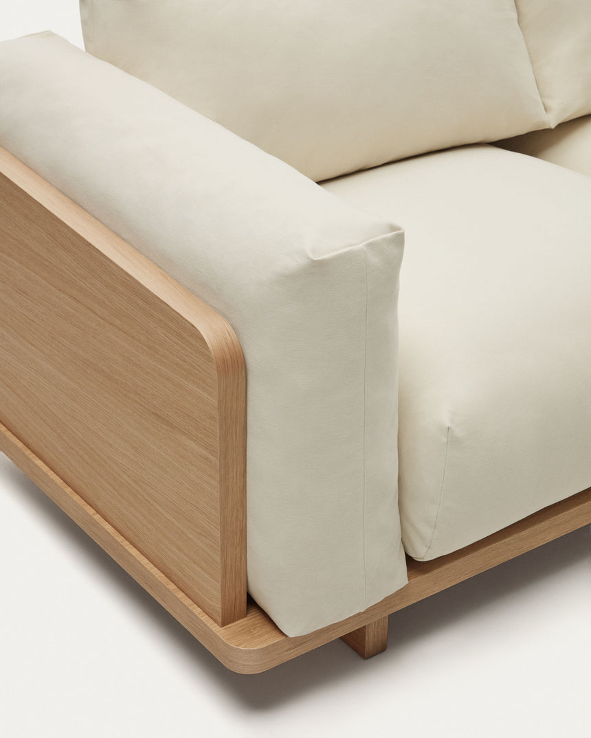 Oaq 3-Sitzer-Sofa beige 225 cm - ZEN ZONE Furniture