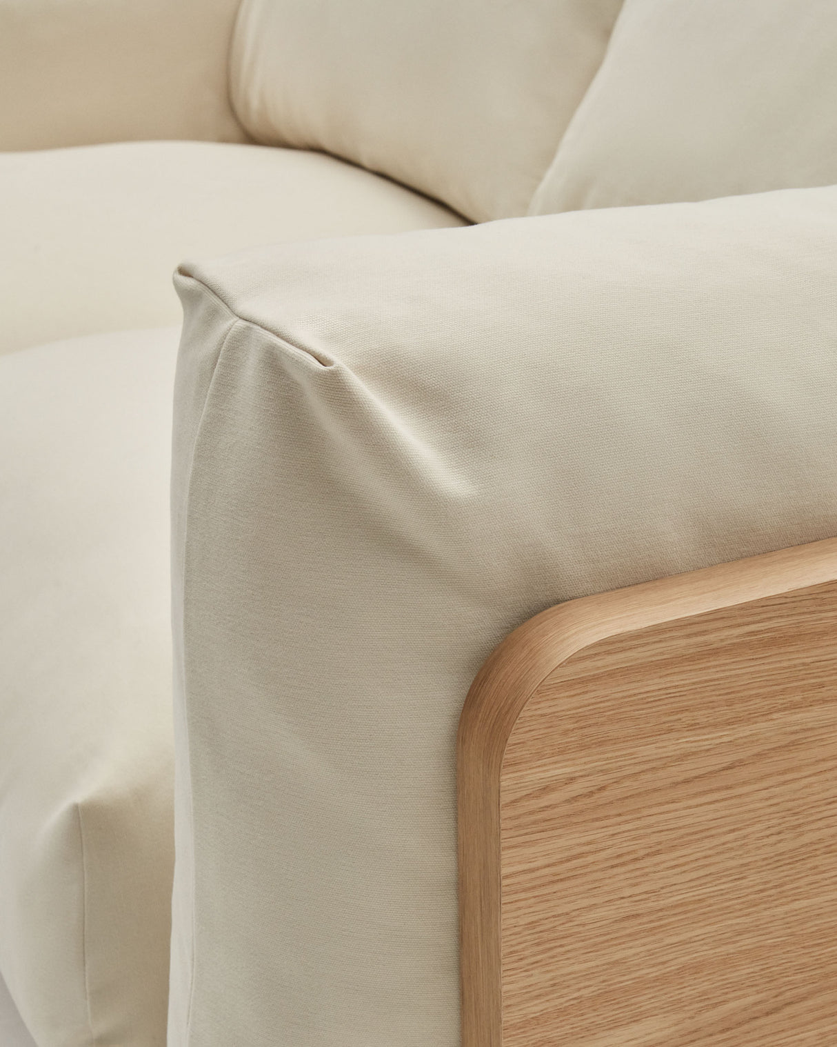 Oaq 3-Sitzer-Sofa beige 225 cm - ZEN ZONE Furniture