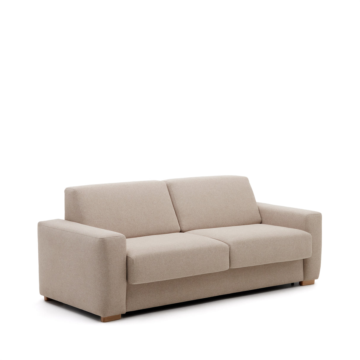 Anley 3-Sitzer-Bettsofa in Beige 224 cm (Bett 160) - ZEN ZONE Furniture