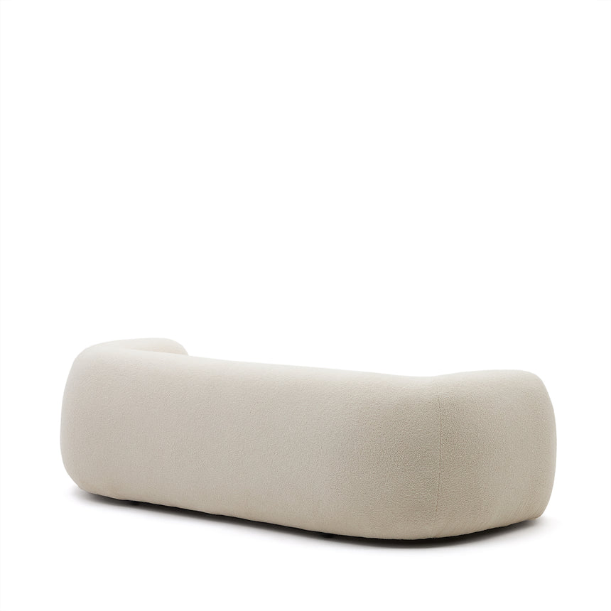 Martina 3-Sitzer-Sofa mit Bouclé in Off-White 246 cm - ZEN ZONE Furniture