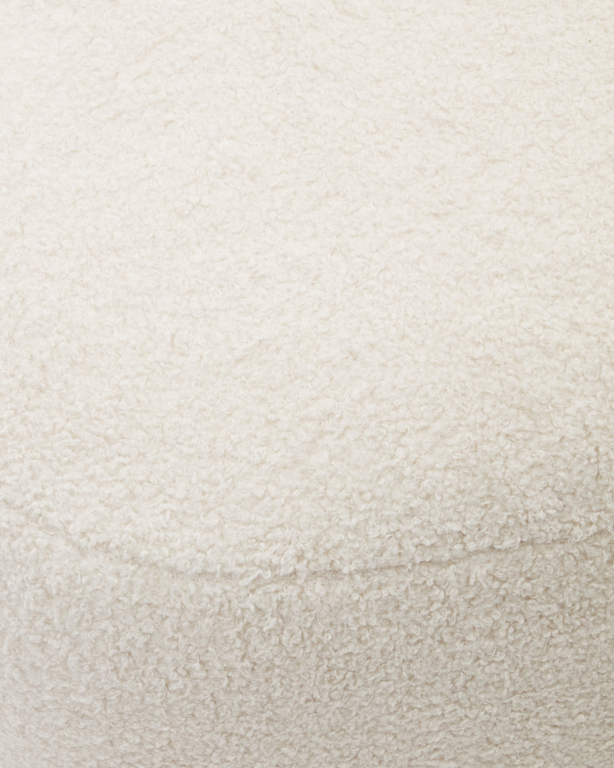 Martina Fußstütze mit Bouclé in Off-White 123 x 85 cm - ZEN ZONE Furniture