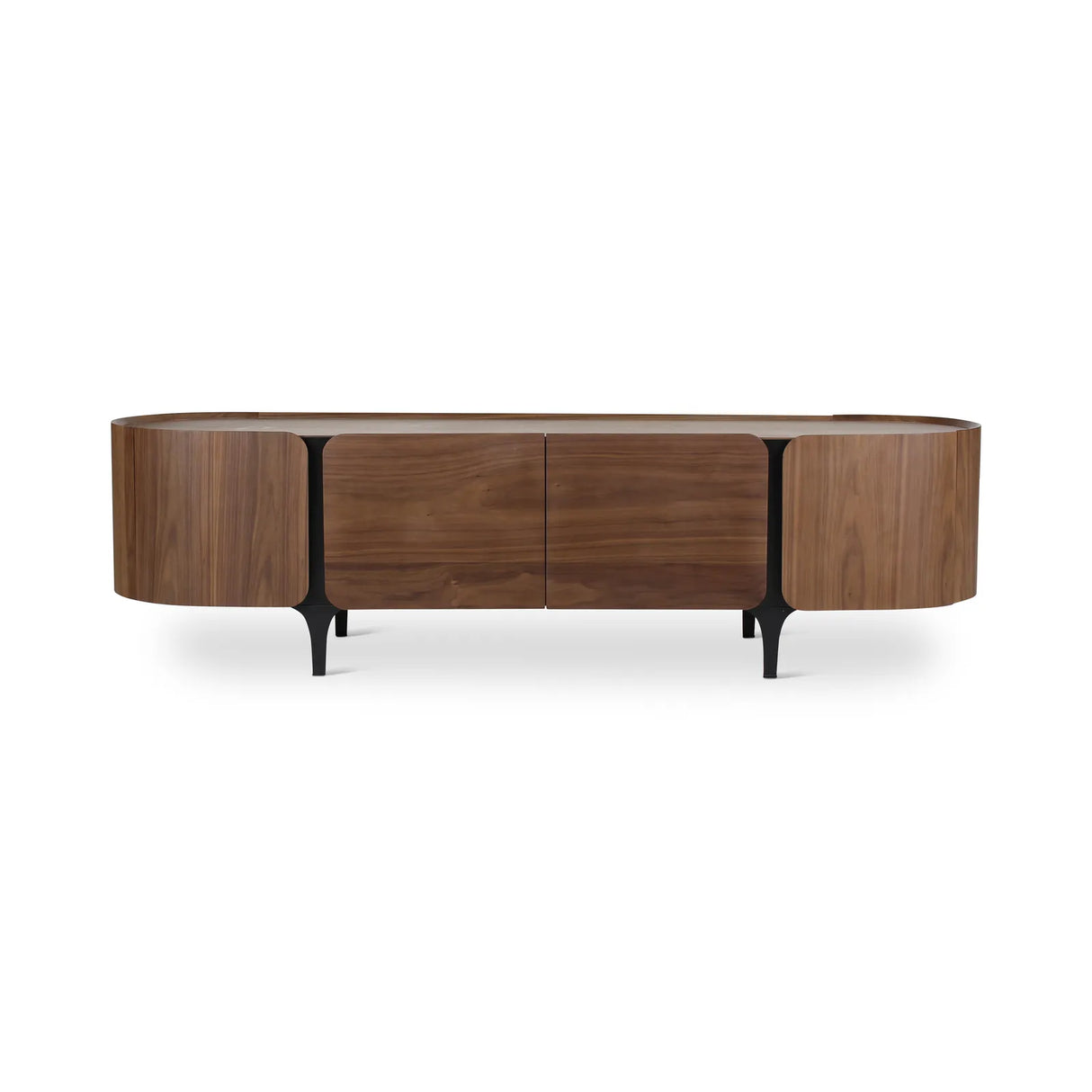 TV-Schrank ESMAY aus Walnuss, 200×50×55 cm - ZEN ZONE Furniture