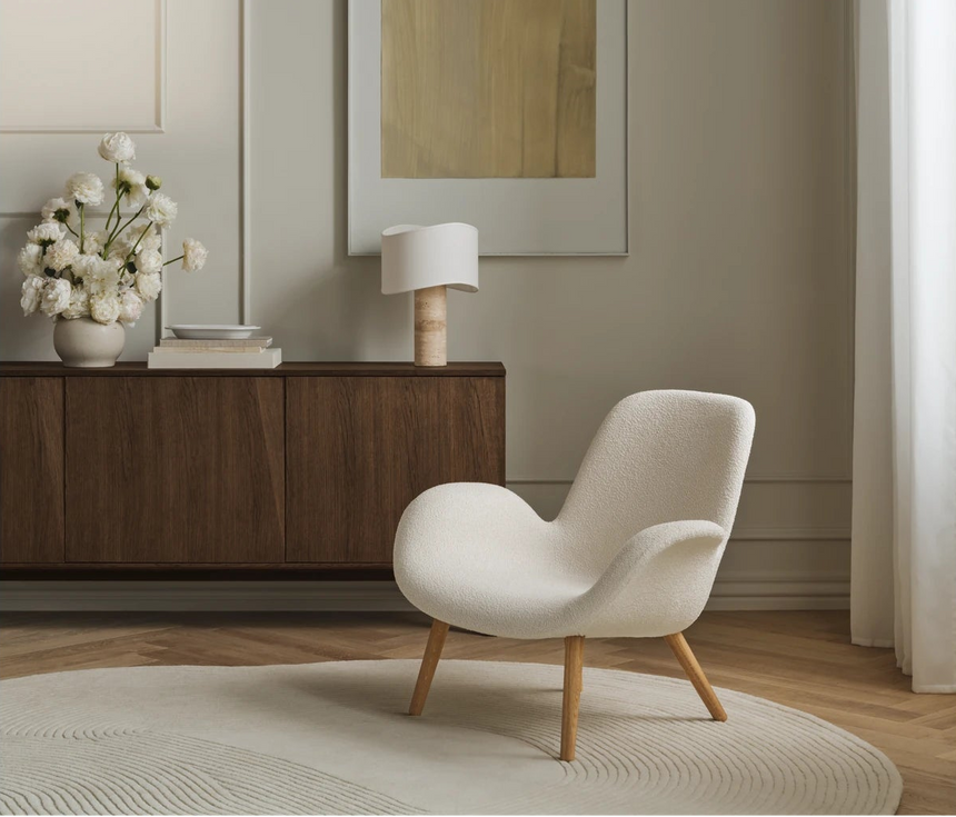 Silent Sideboard, en chêne, huilé, 200x45 cm
