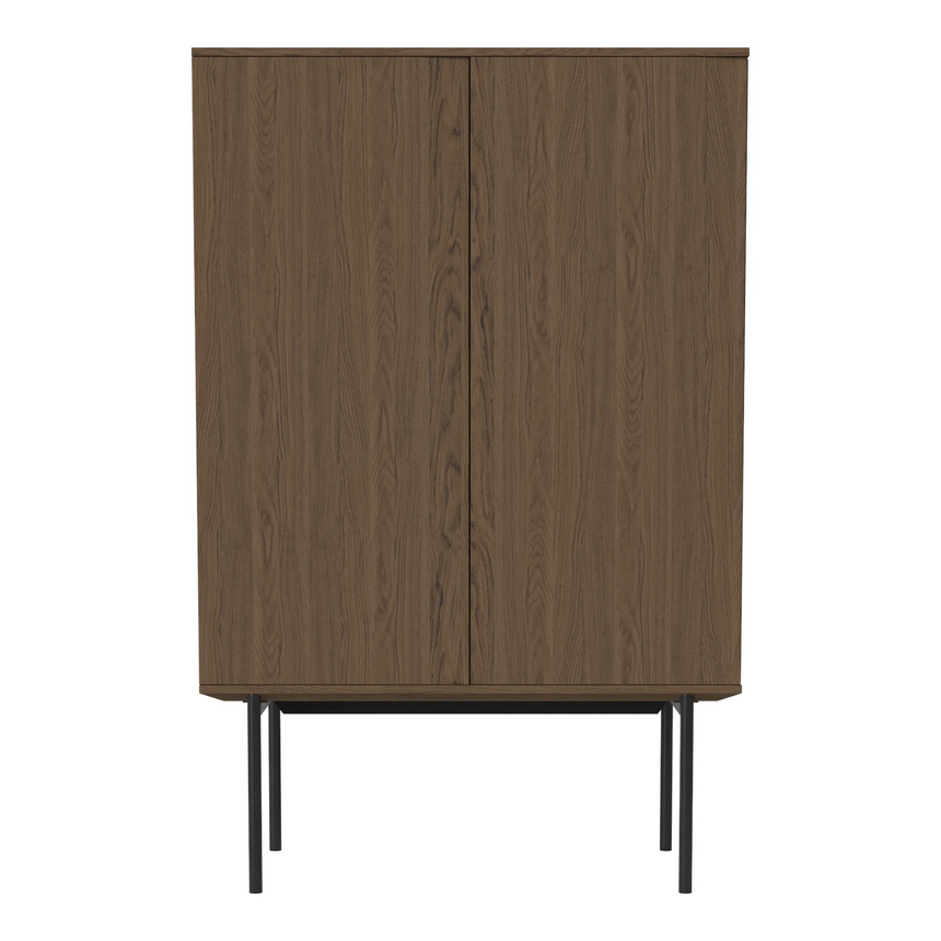Silent Highboard, oak, oiled, 100x45 cm