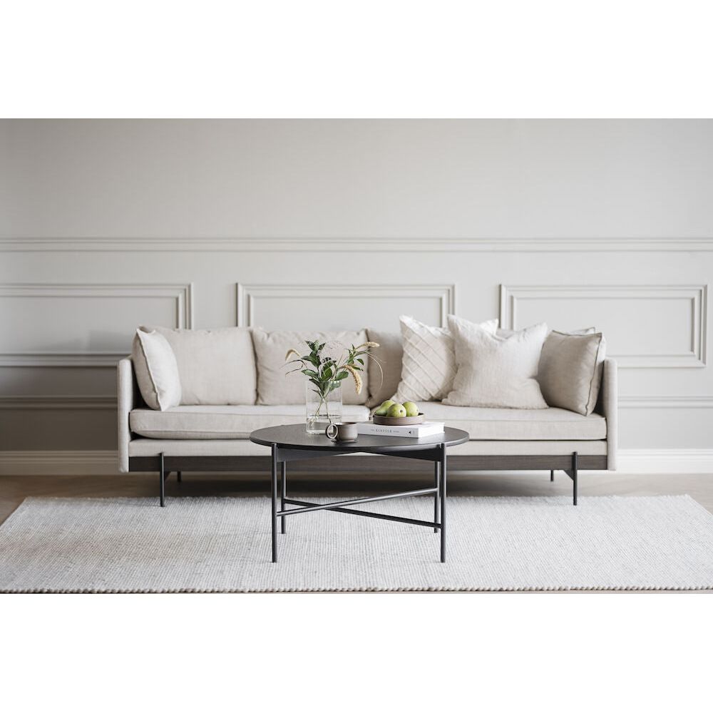 SKYE Couchtisch Schwarz 89x89x45cm - ZEN ZONE