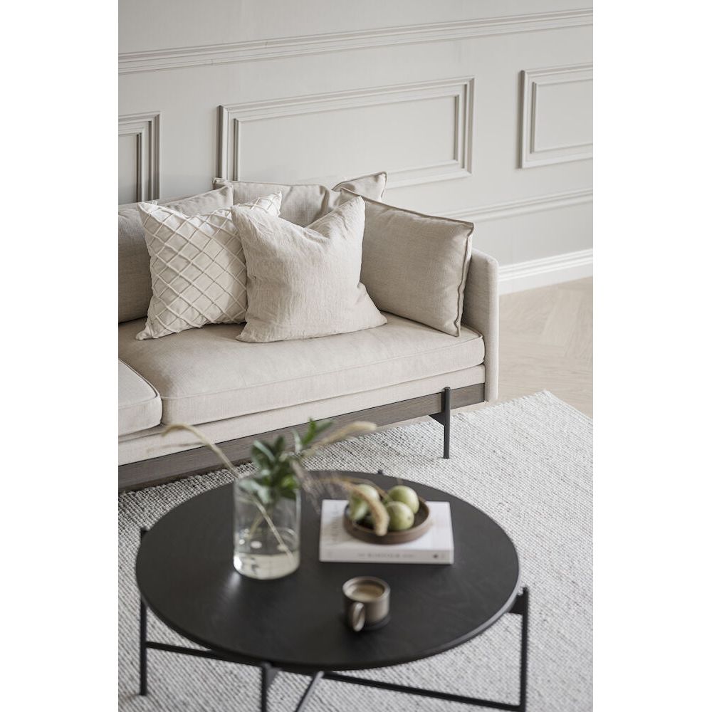 SKYE Couchtisch Schwarz 89x89x45cm - ZEN ZONE