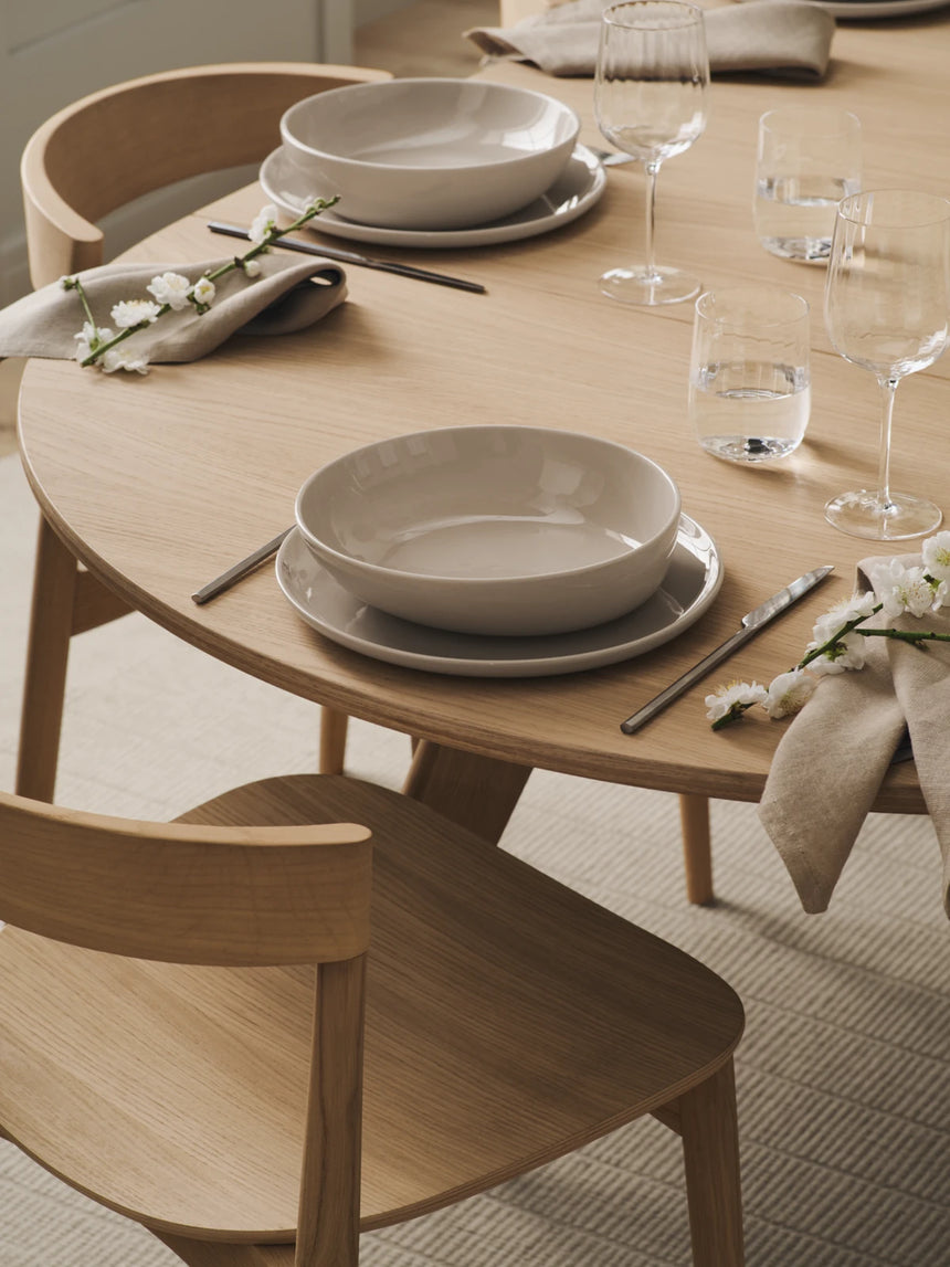 Kite Esstischstuhl aus Eiche hellgrau lackiert – Farben Edition - ZEN ZONE Furniture