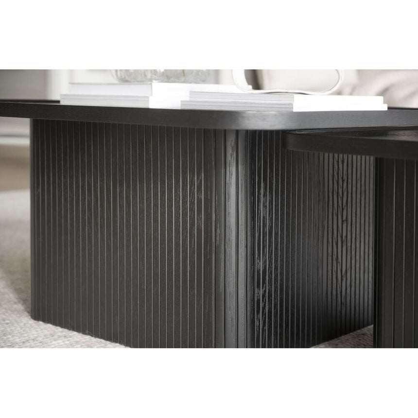 SULLIVAN Couchtisch Schwarz 60x60x37cm - ZEN ZONE
