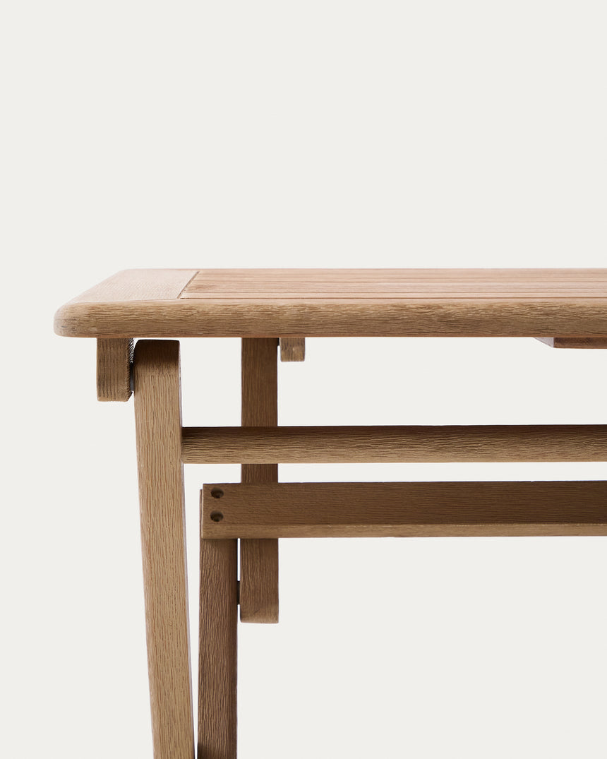 Klapptisch Dandara aus massivem Akazienholz, 66 x 66 cm, FSC 100 % - ZEN ZONE Furniture