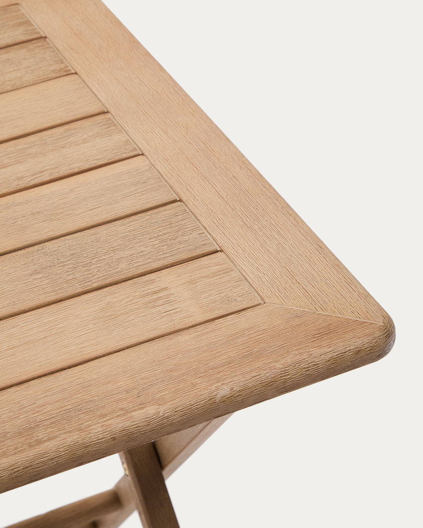 Klapptisch Dandara aus massivem Akazienholz, 66 x 66 cm, FSC 100 % - ZEN ZONE Furniture