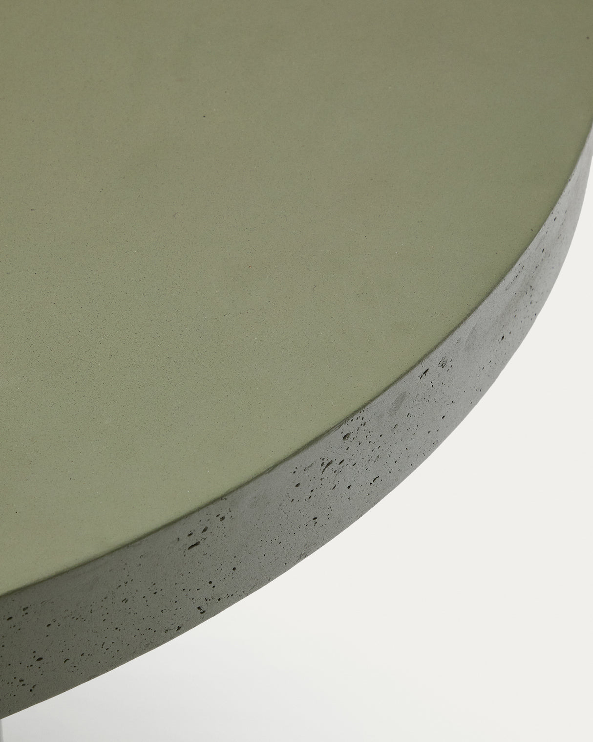 Runder Tisch Aiguablava aus Zement in Grün Ø 120 cm - ZEN ZONE Furniture