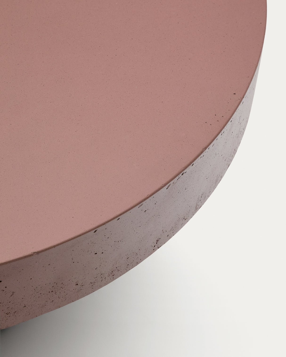 Couchtisch Aiguablava aus Zement in Terrakotta Ø 66 cm - ZEN ZONE Furniture