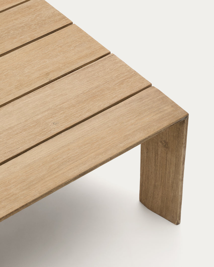 Couchtisch Ambra aus massivem Akazienholz mit hellem Finish 82,5 x 82,5 cm FSC 100% - ZEN ZONE Furniture