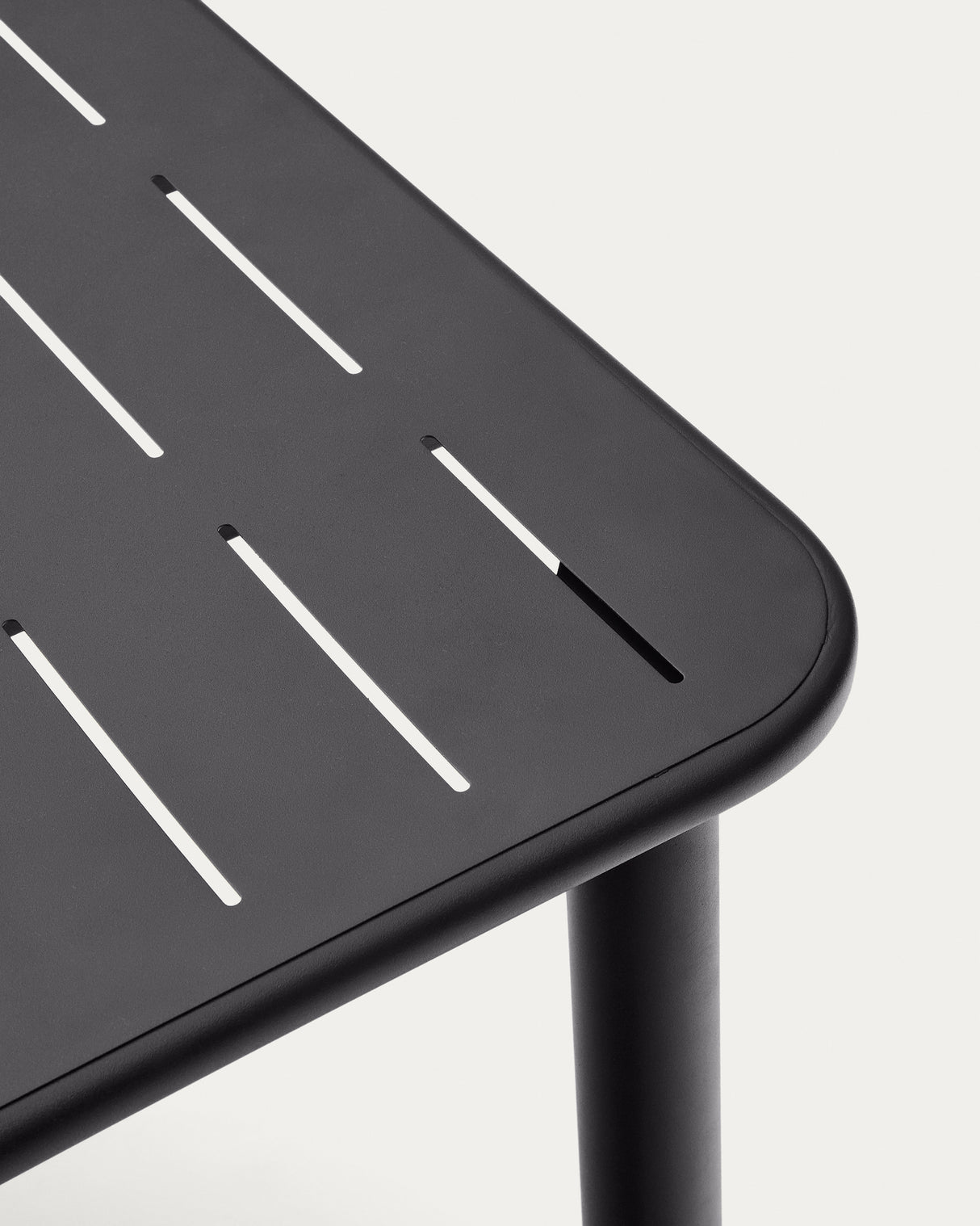 Outdoor-Tisch Brai aus dunkelgrau verzinktem Stahl 180 x 90 cm - ZEN ZONE Furniture