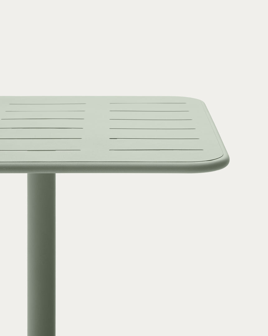 Outdoor-Tisch Brai aus türkis verzinktem Stahl 70 x 70 cm - ZEN ZONE Furniture