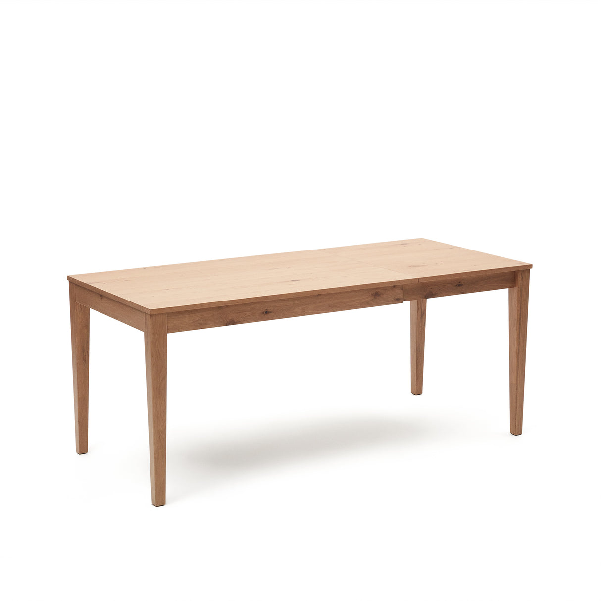 Yain Ausziehtisch aus Eichenfurnier und massiver Eiche 120 (180) x 80 cm - ZEN ZONE Furniture