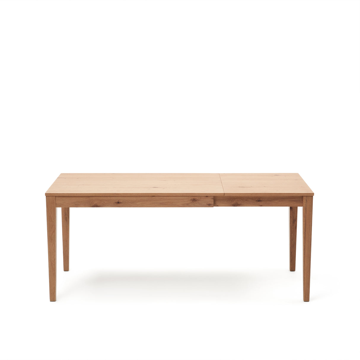 Yain Ausziehtisch aus Eichenfurnier und massiver Eiche 120 (180) x 80 cm - ZEN ZONE Furniture